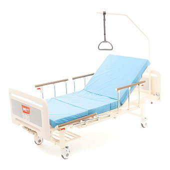 Кровать функциональная механическая с объемно-формованным пластиковым ложем